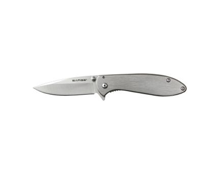 Sarge Knives Hawk Folding Knife Clip Point, Chrome