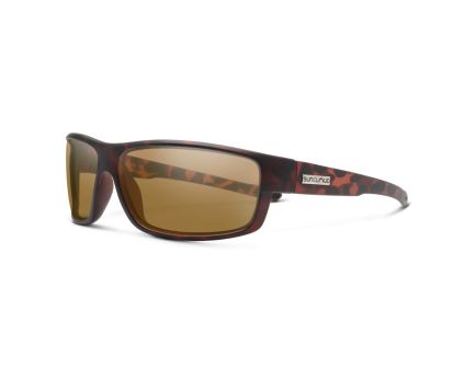 Suncloud Voucher Polarized Sunglasses - Matte Tortoise - Brown Lens
