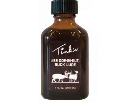 Tink's#69 Doe-In-Rut Buck Lure Glass Bottle W6380