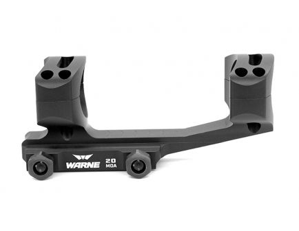 Warne Extended Skeletonized 30mm MSR Mount, Black