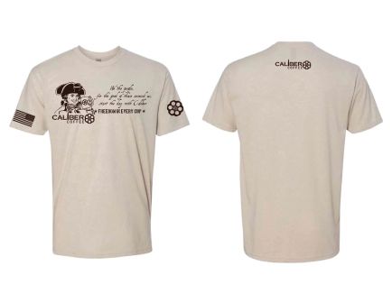 Caliber Coffee We The People T-Shirt, White X-Large