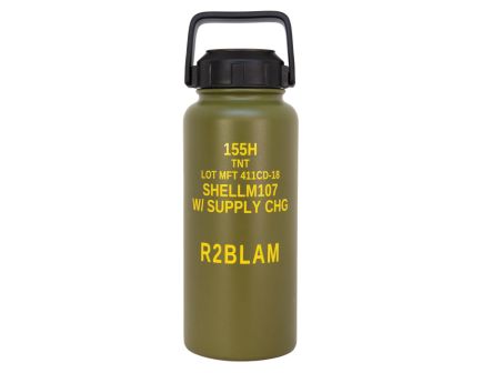 Mission First Tactical M107 155MM Howitzer Water Bottle, 32 oz