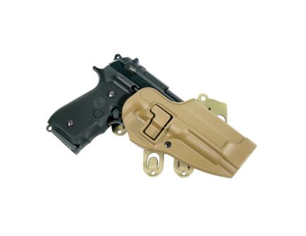 Blackhawk! SERPA CQC Beretta M9/92/96 Holster RH Polymer, Coyote Tan